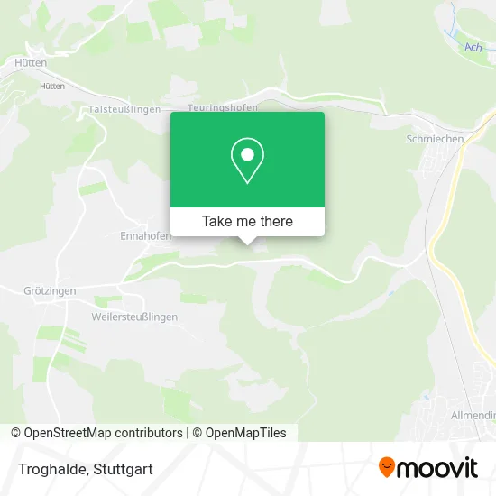 Troghalde map