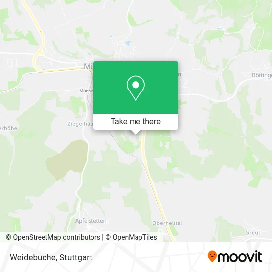 Weidebuche map