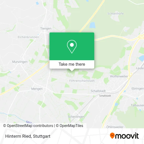 Hinterm Ried map