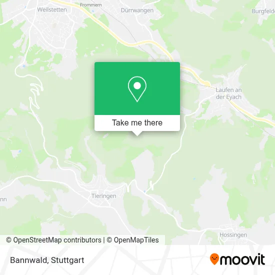 Bannwald map