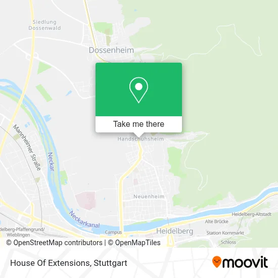 House Of Extensions map