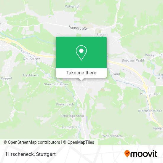 Hirscheneck map