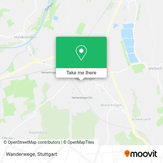 Wanderwege map