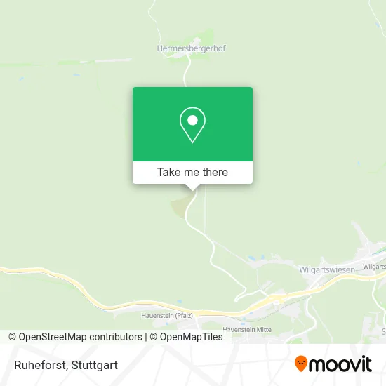 Ruheforst map