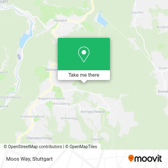 Moosweg map