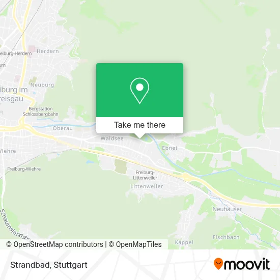 Strandbad map