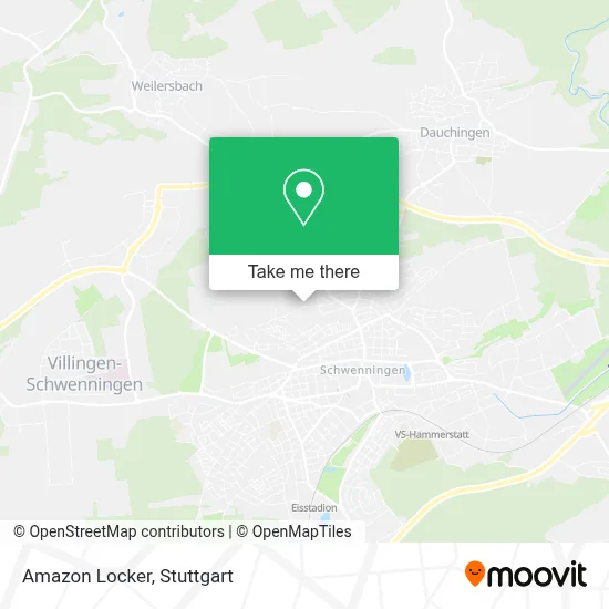 Amazon Locker map