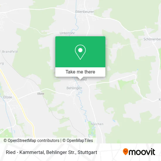 Ried - Kammertal, Behlinger Str. map