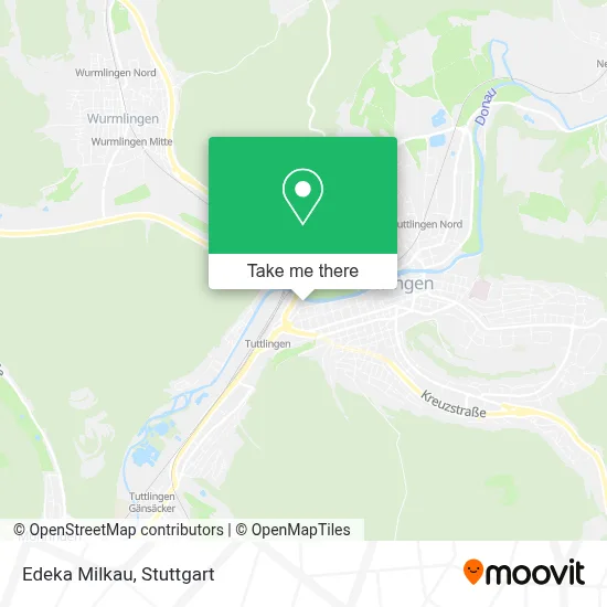 Edeka Milkau map