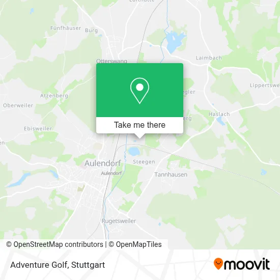 Adventure Golf map