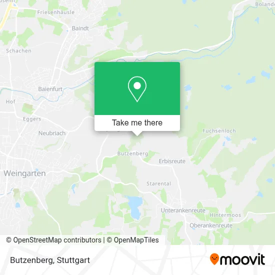 Butzenberg map
