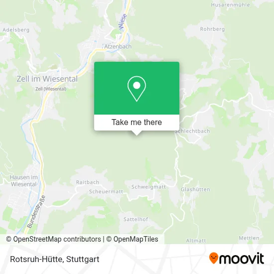 Rotsruh-Hütte map