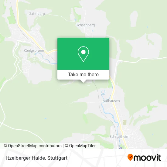 Itzelberger Halde map