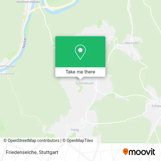 Friedenseiche map