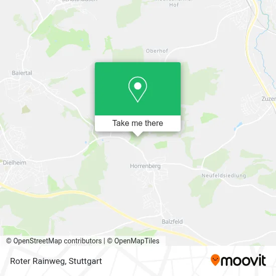 Roter Rainweg map