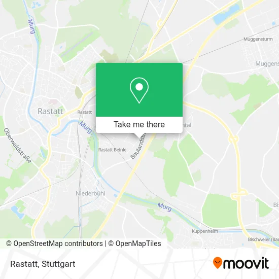 Rastatt map