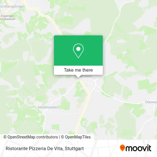 Ristorante Pizzeria De Vita map