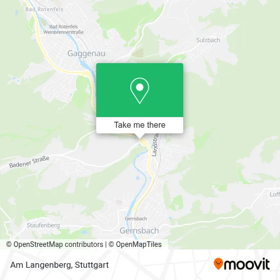 Am Langenberg map