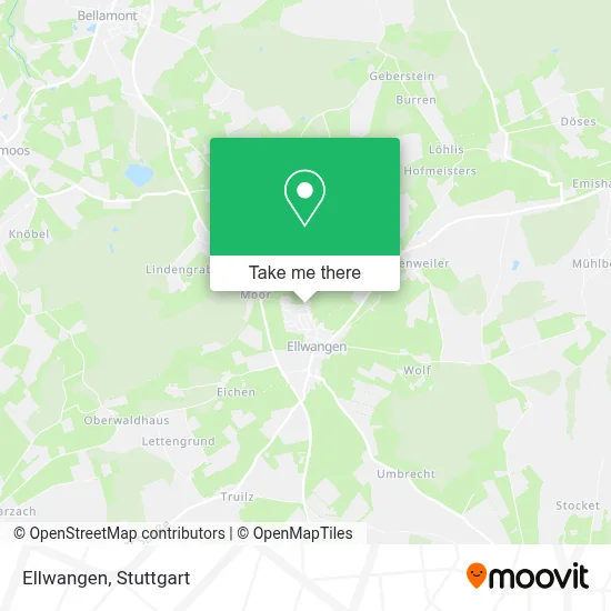 Ellwangen map