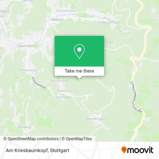 Am Kriesbaumkopf map