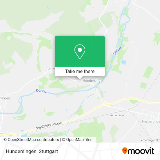 Hundersingen map