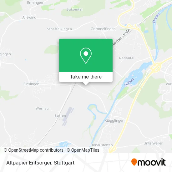 Altpapier Entsorger map