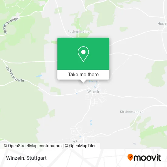 Winzeln map