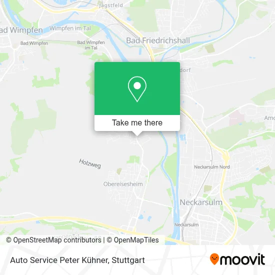 Auto Service Peter Kühner map