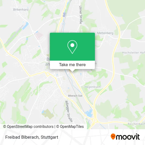 Freibad Biberach map