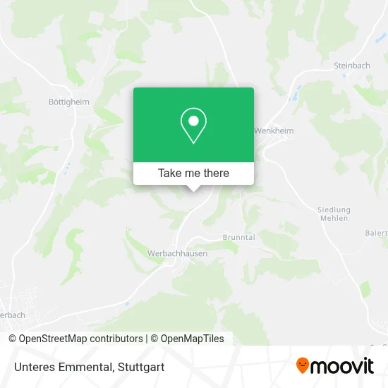 Unteres Emmental map