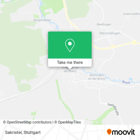 Sakristei map
