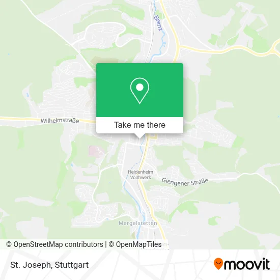 St. Joseph map