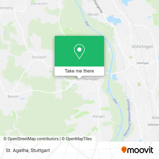 St. Agatha map