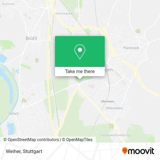 Weiher map
