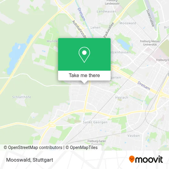 Mooswald map