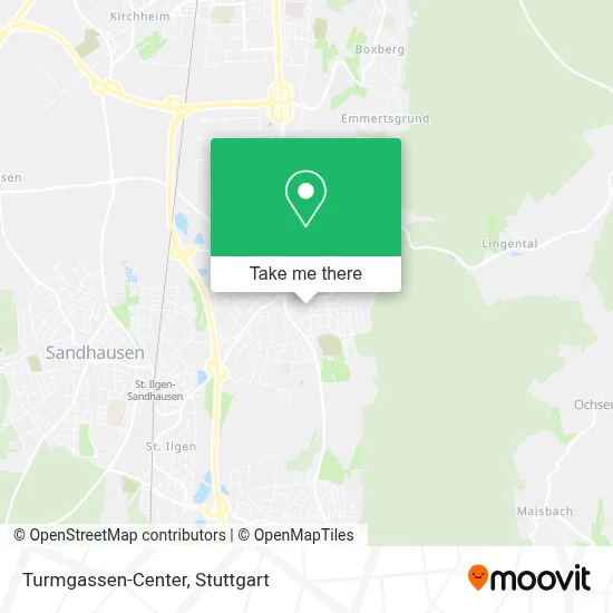 Turmgassen-Center map
