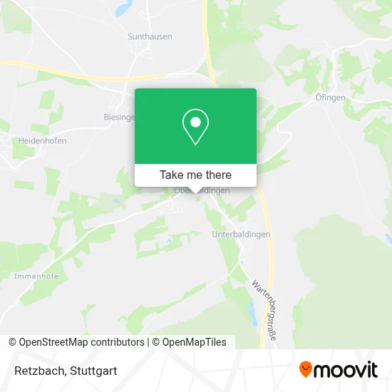 Retzbach map