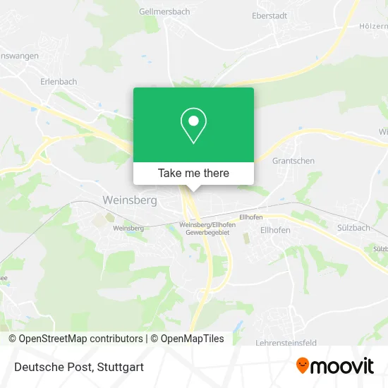Deutsche Post map