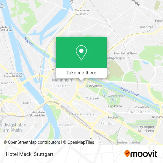 Hotel Mack map