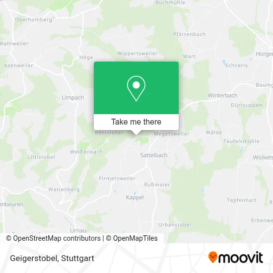 Geigerstobel map