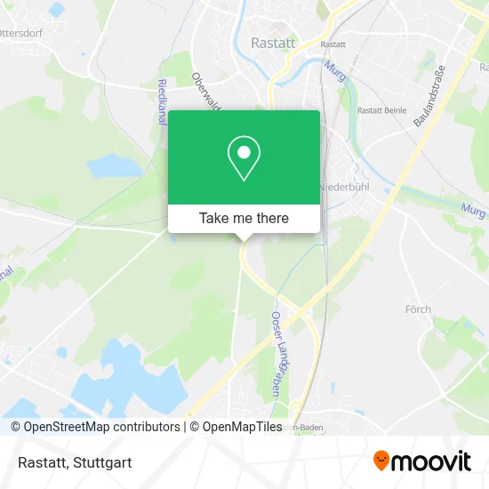 Rastatt map