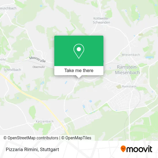 Pizzaria Rimini map
