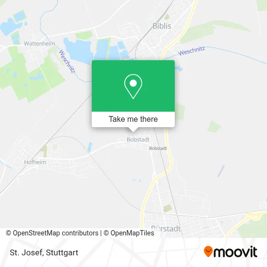 St. Josef map