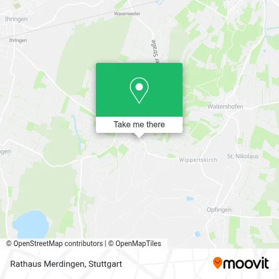 Rathaus Merdingen map
