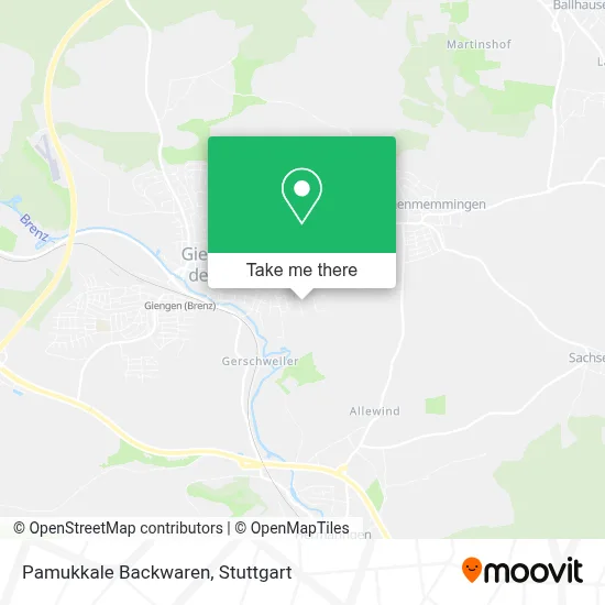 Pamukkale Backwaren map