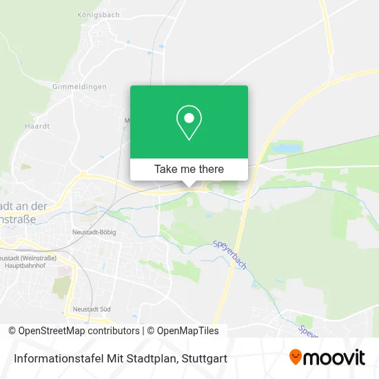 Informationstafel Mit Stadtplan map