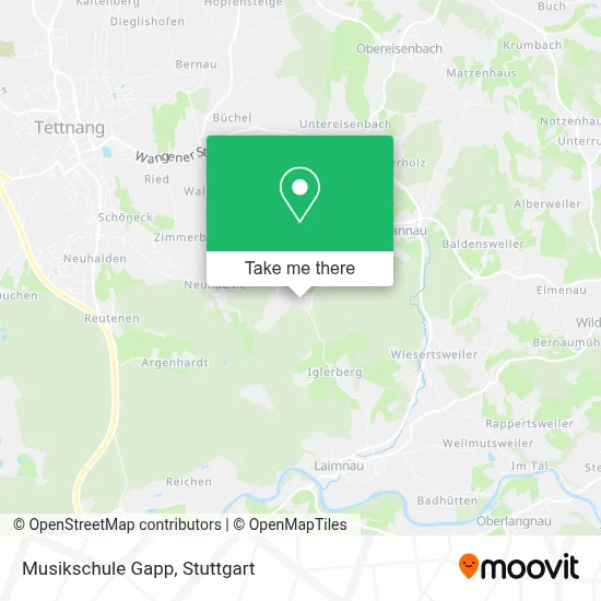 Musikschule Gapp map