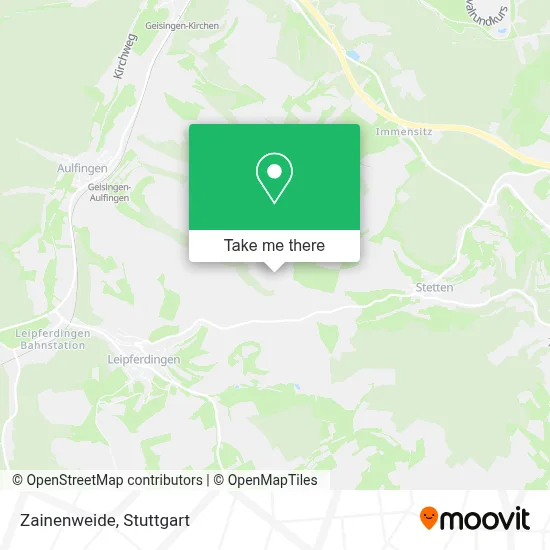 Zainenweide map
