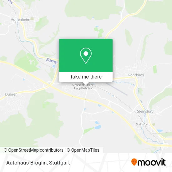 Autohaus Broglin map