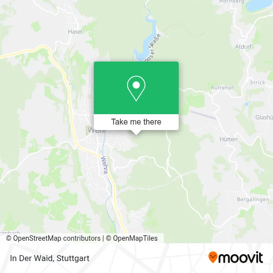 In Der Waid map